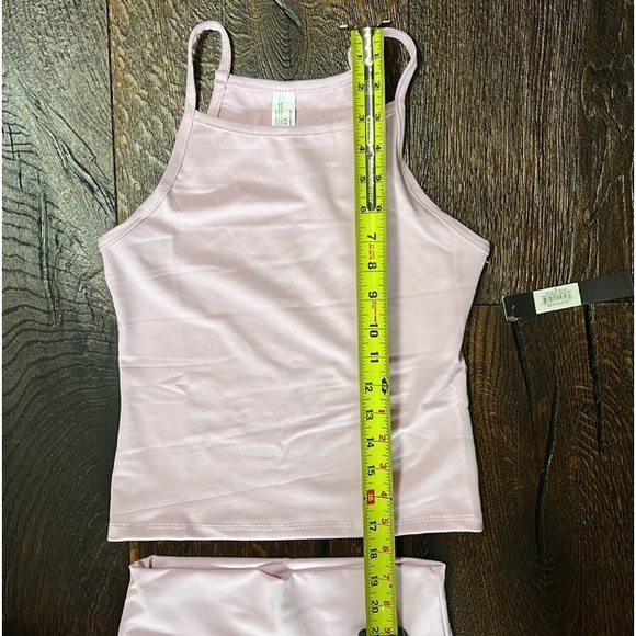 Catherine Malandrino 2 Piece Activewear Fitness Set NWT Size XL in Pink - Picture 5 of 6